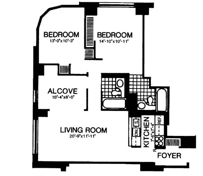 2BR/2BA - Liberty Court