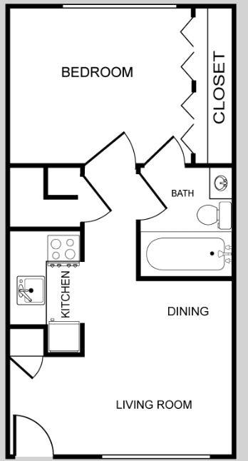 1BR/1BA - The Oasis at Belmont Square