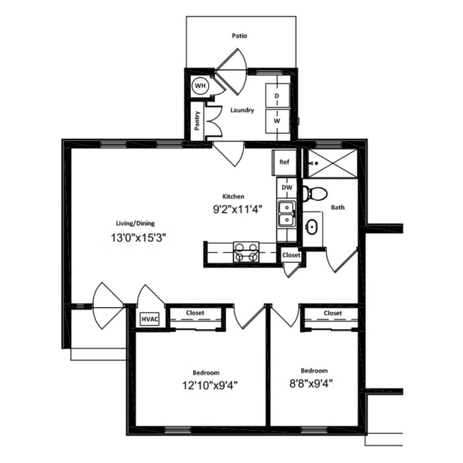 2 Bedroom.png - 501 Jasmine Villas
