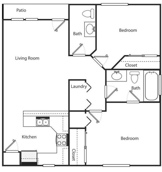 Floorplan - Monte Vista Villas