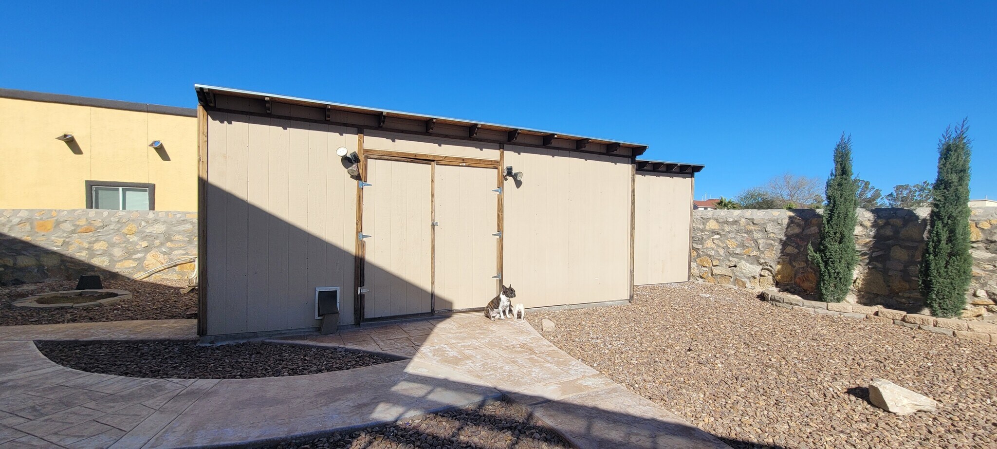 300 sq ft storage in back yard. - 13418 Emerald Tide Way