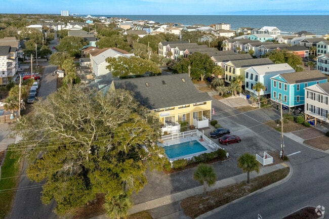 Wide aerial view. - Ocean Terrace at Surfside