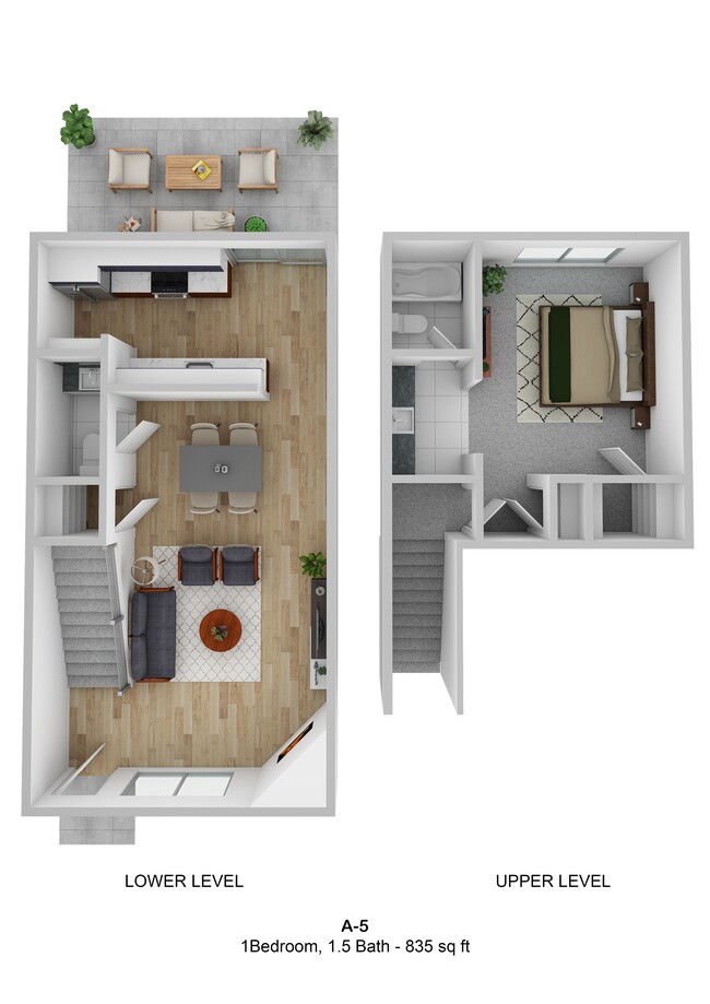 Floorplan - Lakefront Villas Apartments