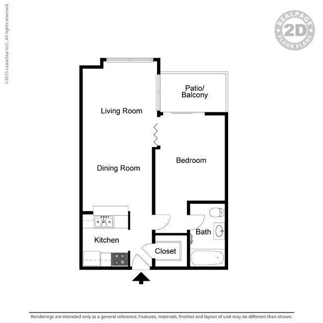 Floorplan - Oak Park (South Bldg)