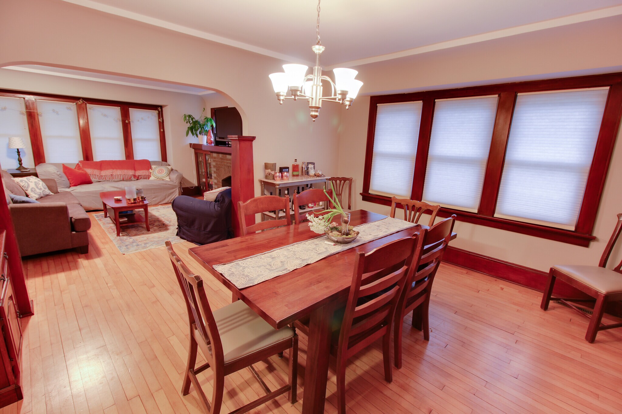 Dining Room Open to Living room - 1621 N Astor St