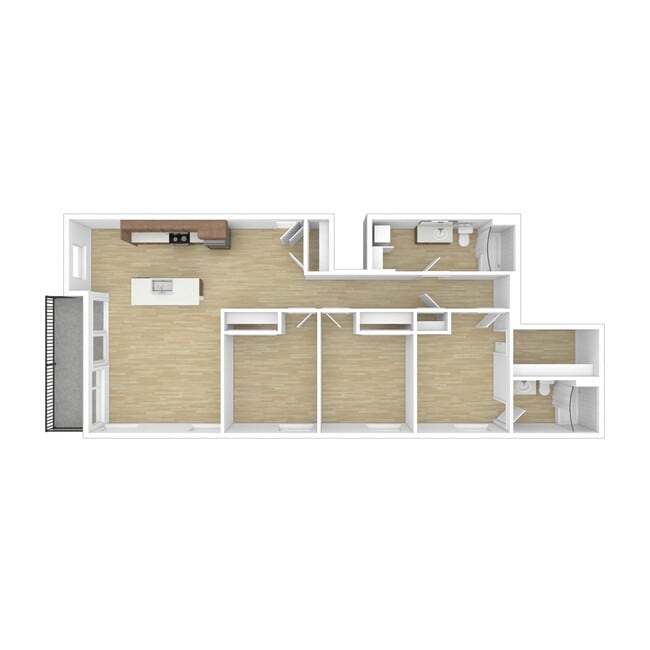 Floorplan - Harwood Flats