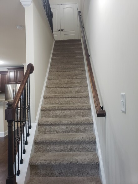 View of Steps Going Upstairs - 216 Astra Ln