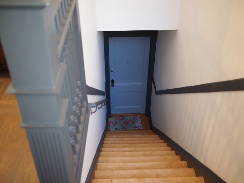Stairs up to the 2nd floor - 1517 N Bell Ave
