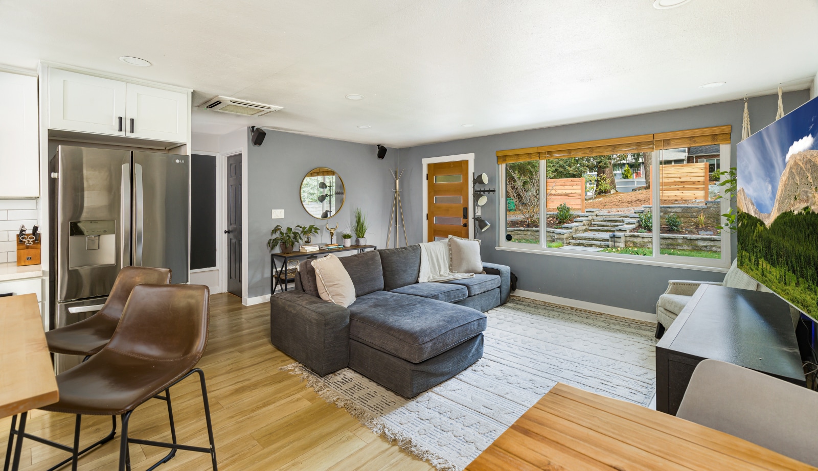 Living Room with A/C - 14807 Ashworth Ave N