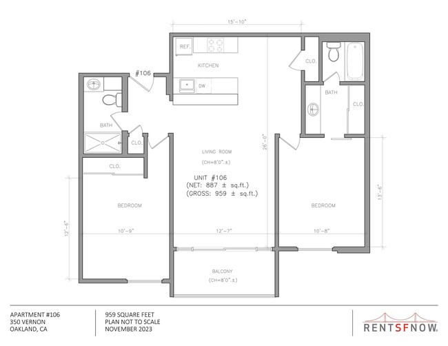 Floorplan - 350 Vernon