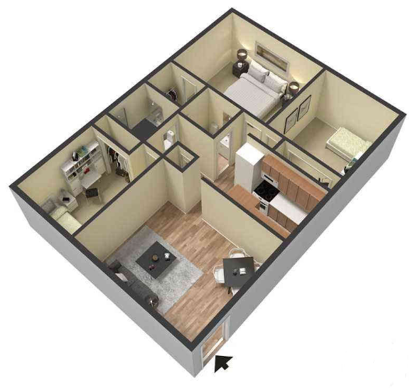 Floorplan - Gulf Vista Apartments