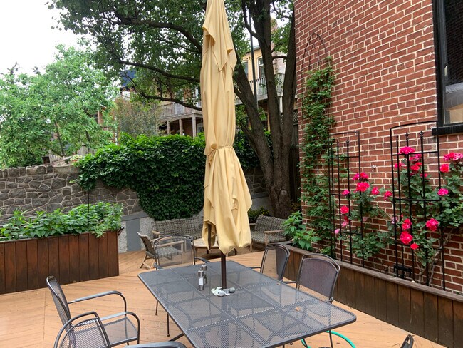 back deck/carriage house - 1869 Park Rd NW