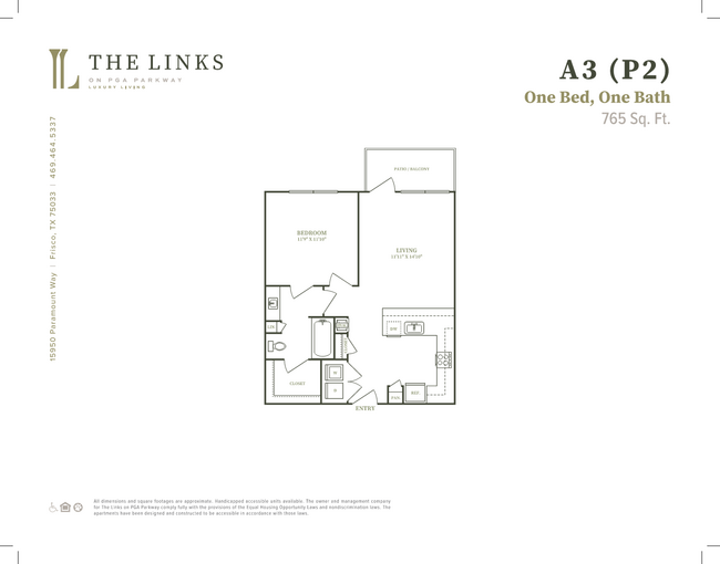 Floorplan - The Links on PGA Parkway - Phase II