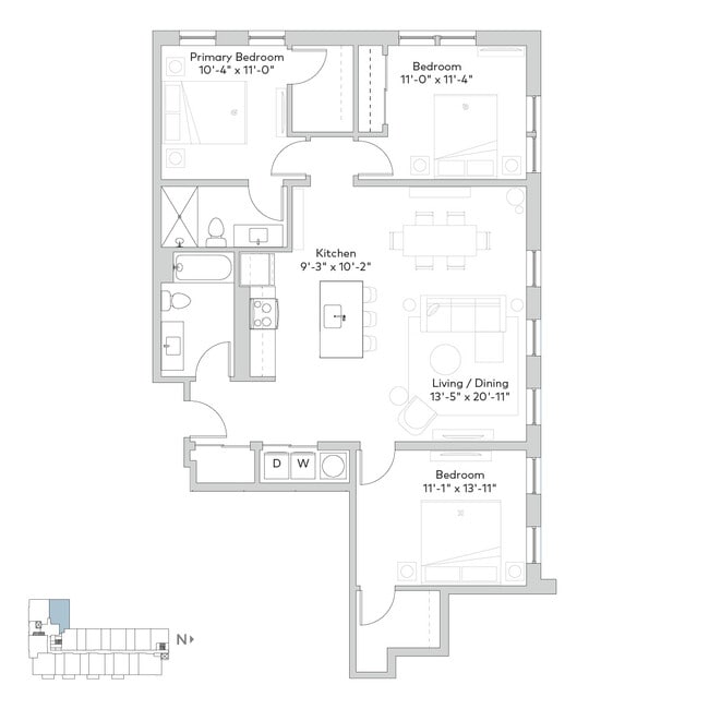 Floorplan - 520 East