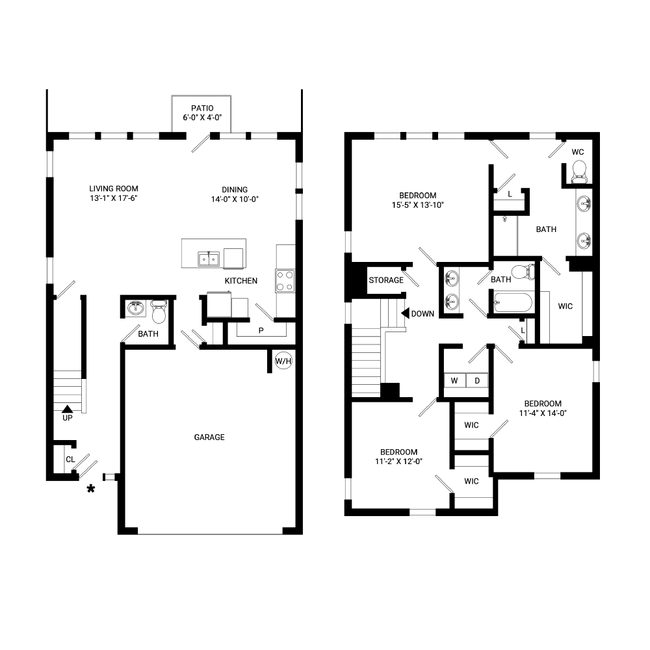 Floorplan - Braxton Townhomes