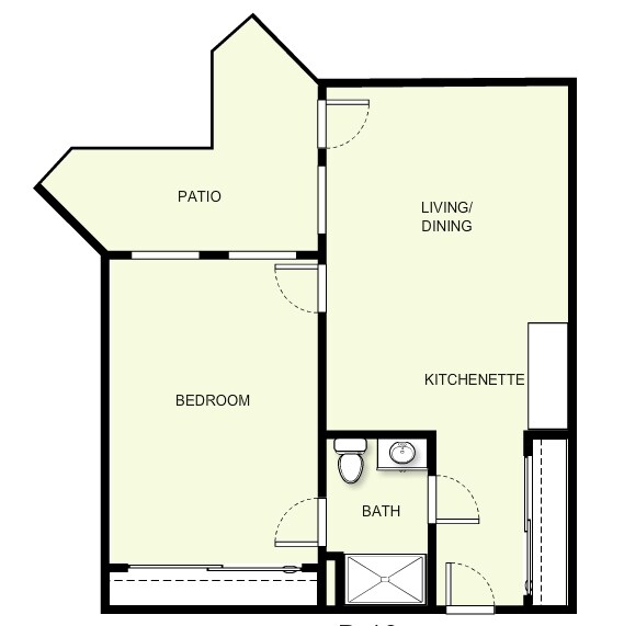 1BR/1BA - The Remington
