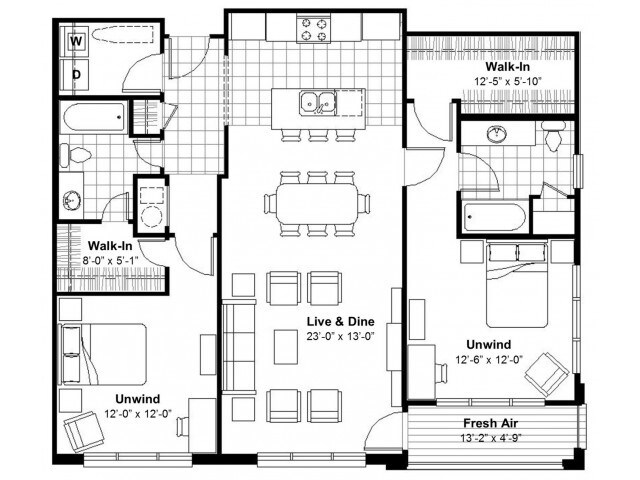 2BR - Founders at Union Hill