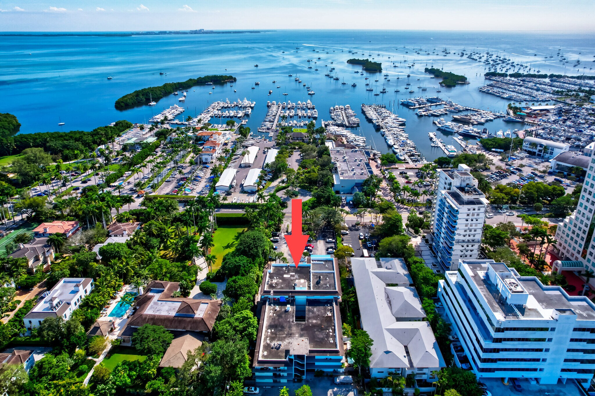 Located across the street from Sailboat Bay - 2539 S Bayshore Dr