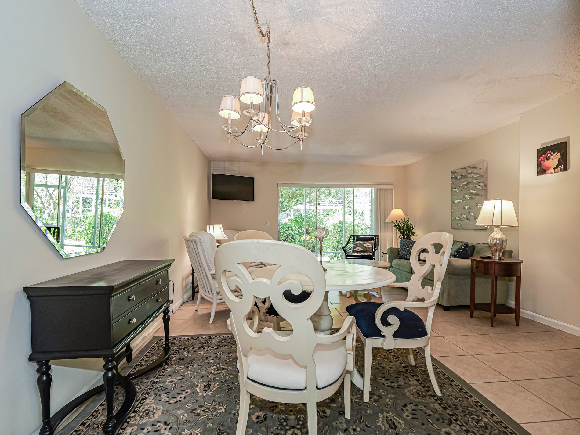 Dining Area Looking into Living Room - 1901 Indian River Blvd