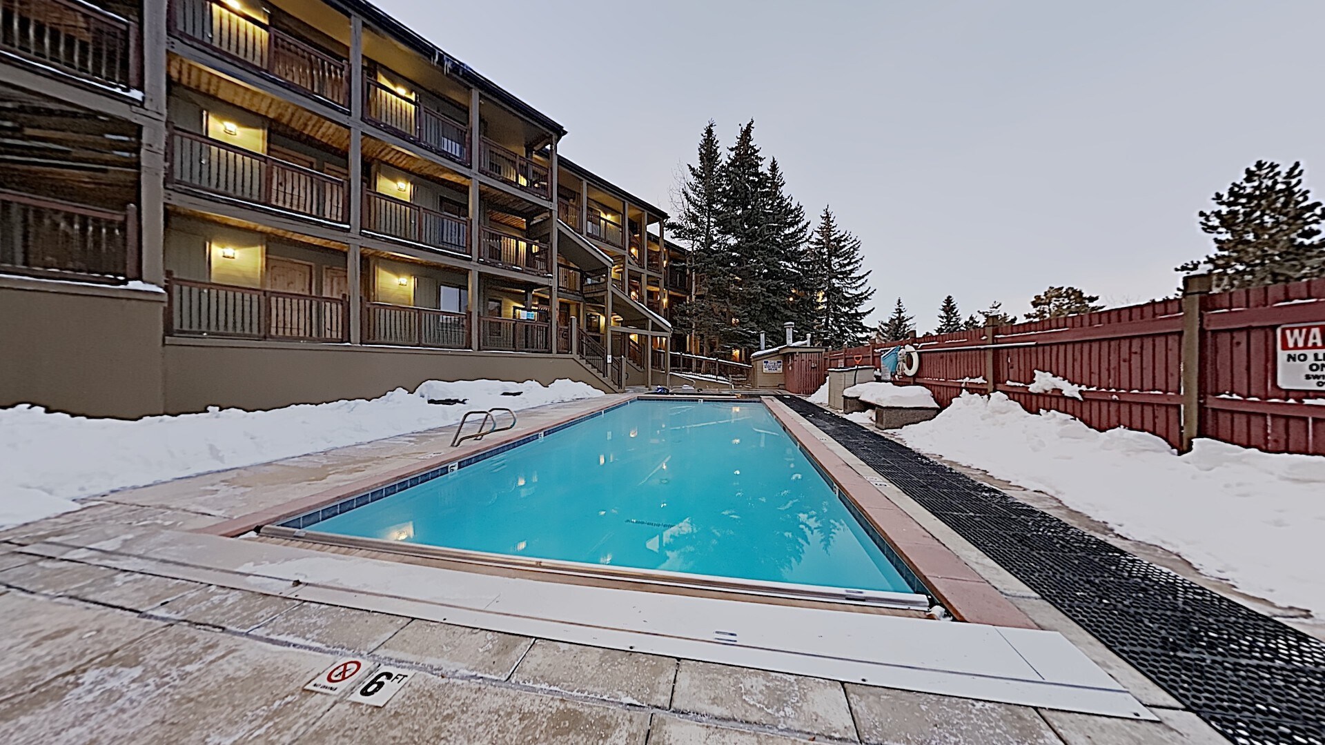 Pool area - 1530 Empire Ave