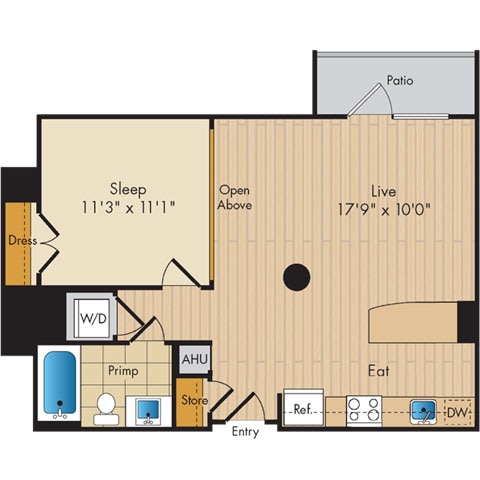 Floorplan - Flats 130 at Constitution Square