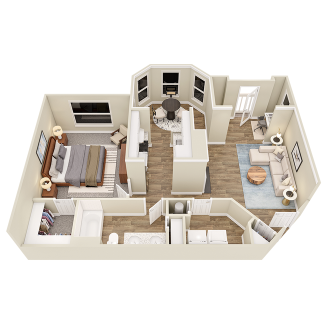 Floorplan - The Fairways at Birkdale Apartment Homes