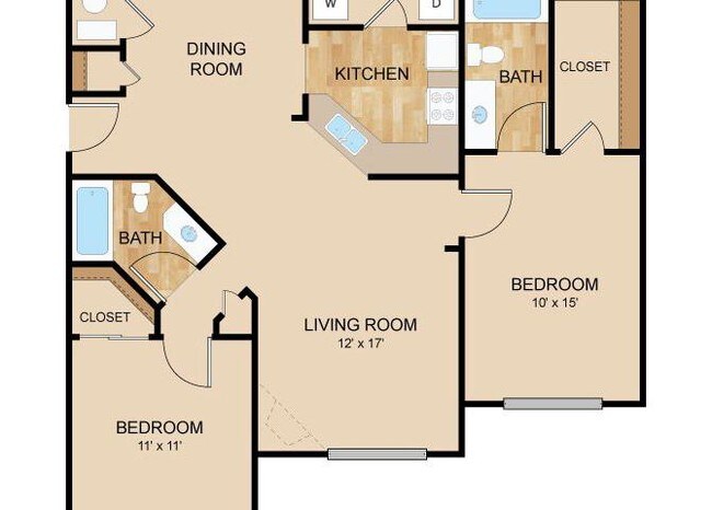 Floorplan - Autumn Grove Apartments