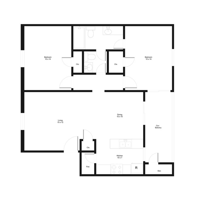 Floorplan - Short Hills Apartments