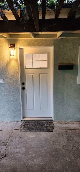 Photo of Front Door with Motion Sensor Light - 1530 E Idahome St