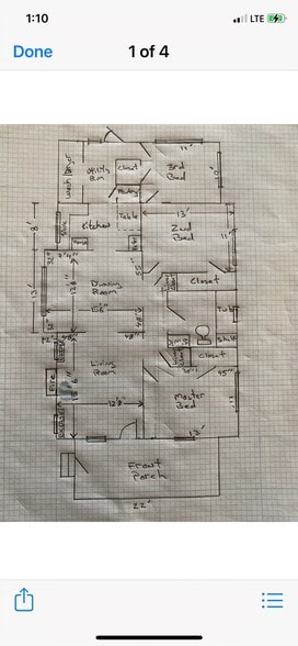 Floor Plan - 1115 Elmwood St