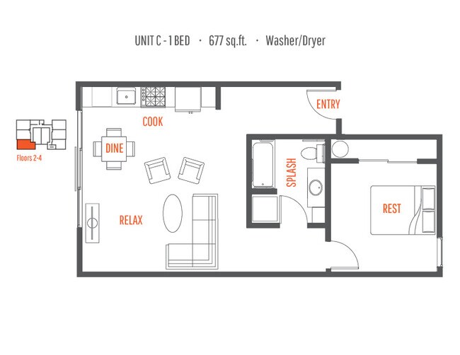 Floorplan - The Duo Apartments