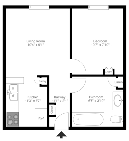 Floorplan - Brightway Manor Apartments