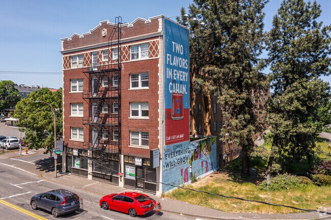 Front of the Building on W Burnside Street - The Empress Building