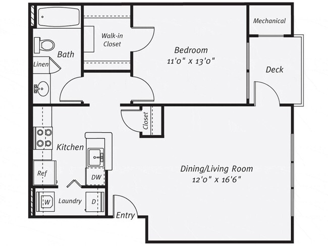 Floorplan - The Mercer at Lawrence Station