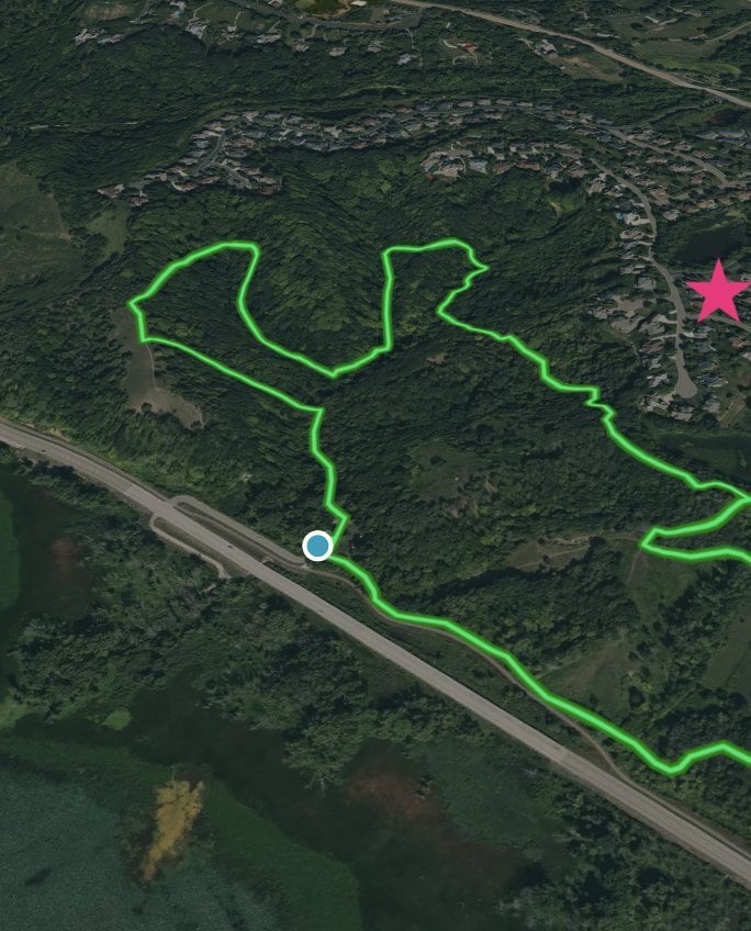 Large nature preserve with trails. - 18679 Pathfinder Dr