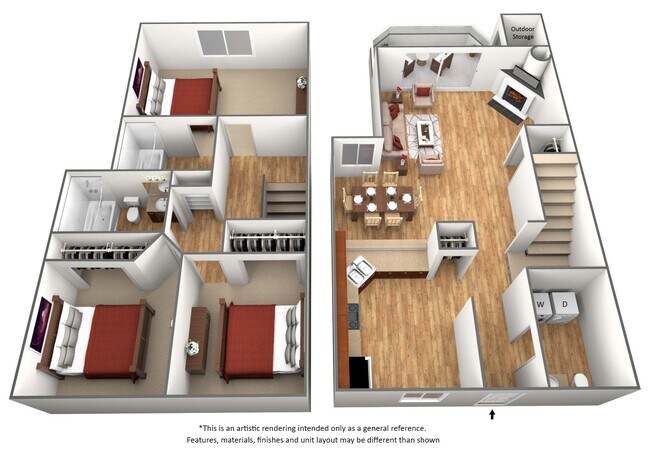 Floorplan - Arcadia Townhomes