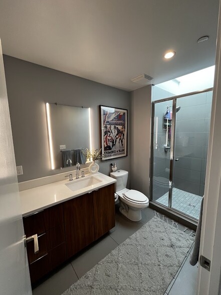 Primary Bathroom with Sky Light - 2028 W 33rd Ave