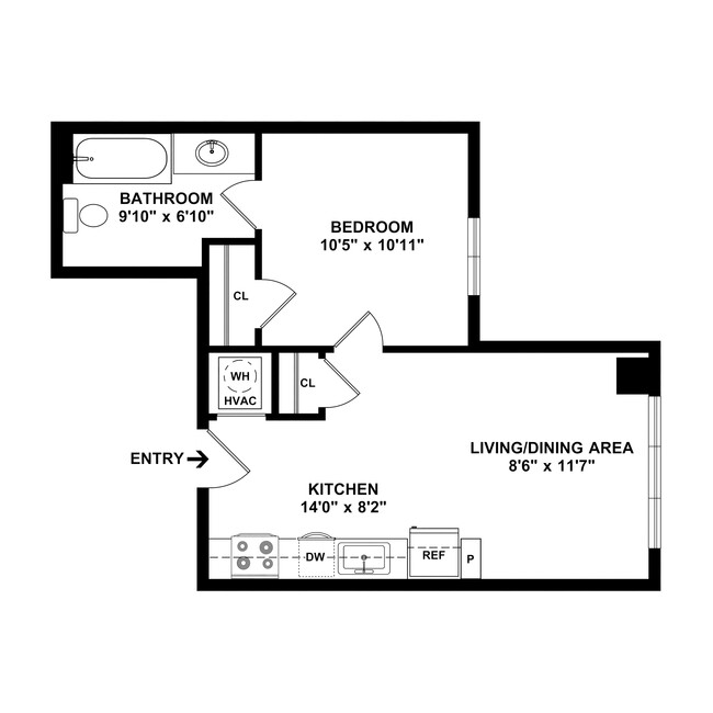 Lyon - 1 Bed, 1 Bath - Unity Homes at Ballston