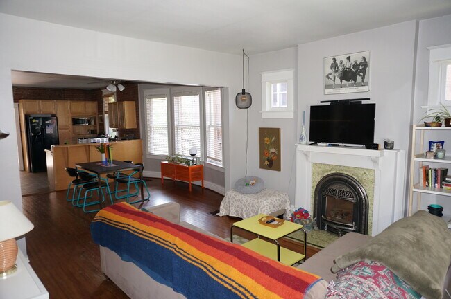 Living room and dining room - 2844 N Marion St