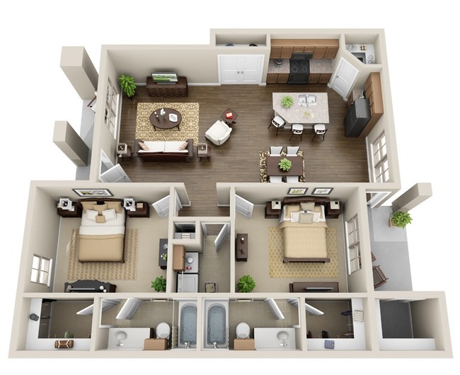 Floorplan - Haverhill Place (Free: Wifi, Cable, & Water)