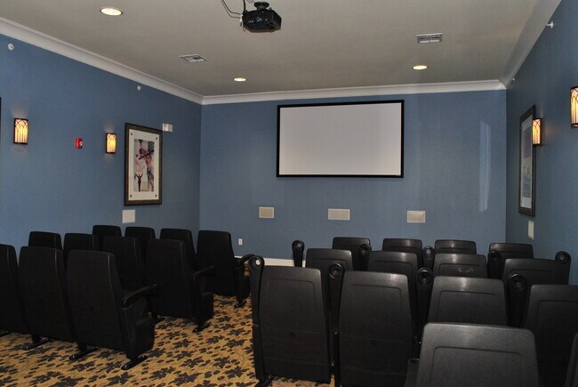 Mariposa at Jason Avenue Movie Room - Mariposa Jason Avenue 55+ Apartment Homes