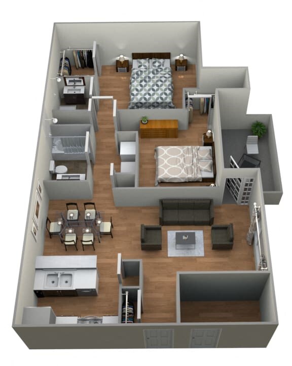 Floorplan - Towne Oaks