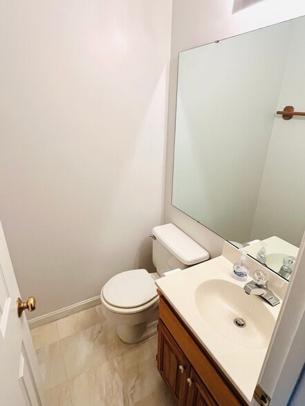 Half bath on main floor - 141 Charleston Dr