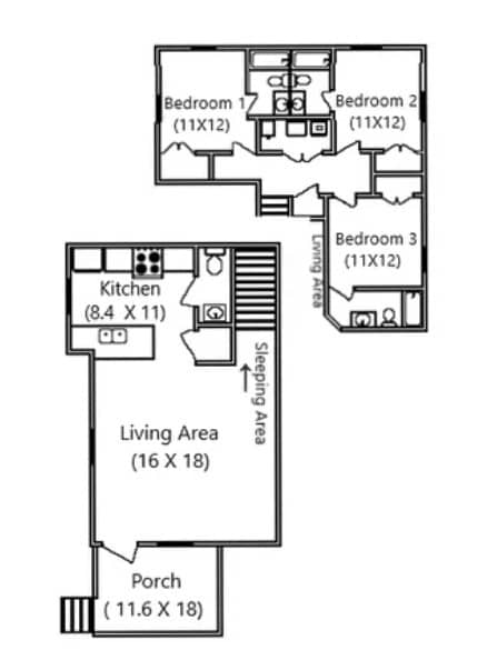 Floorplan - University Village Student Housing