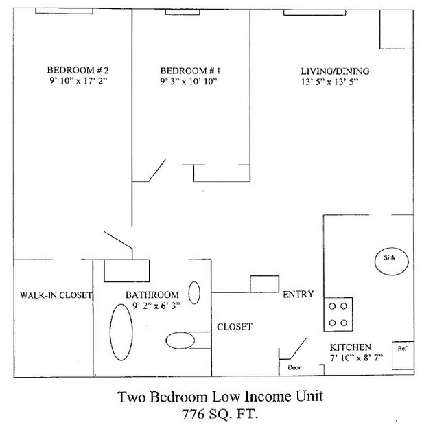 Floorplan - Summer Hill Senior (55+).Apartments