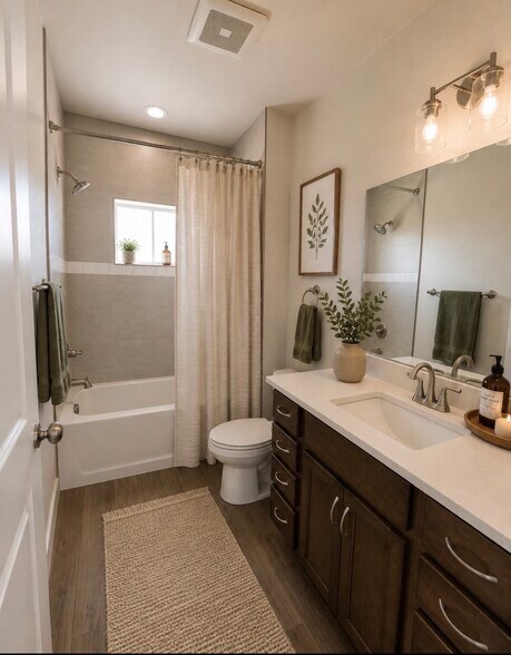 2nd Bath: Photos have been virtually staged to help visualize the space. The condo is unfurnished. - 265 High Point Dr
