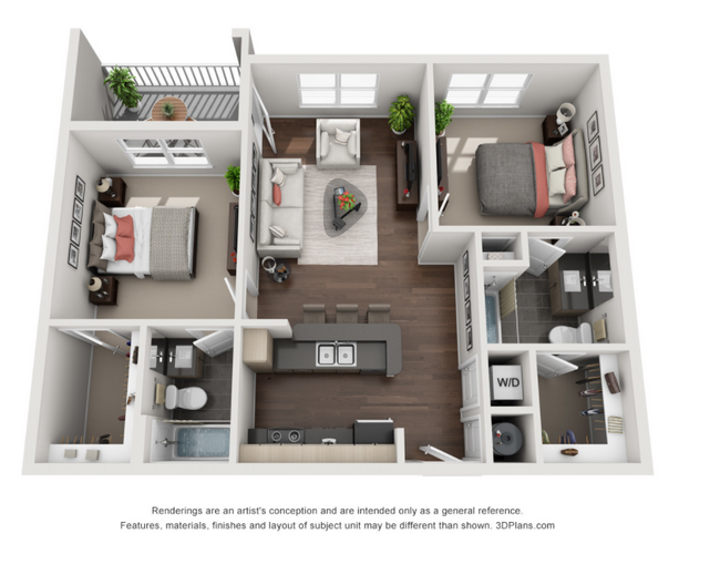 Floorplan - Residences at Woodbine Park