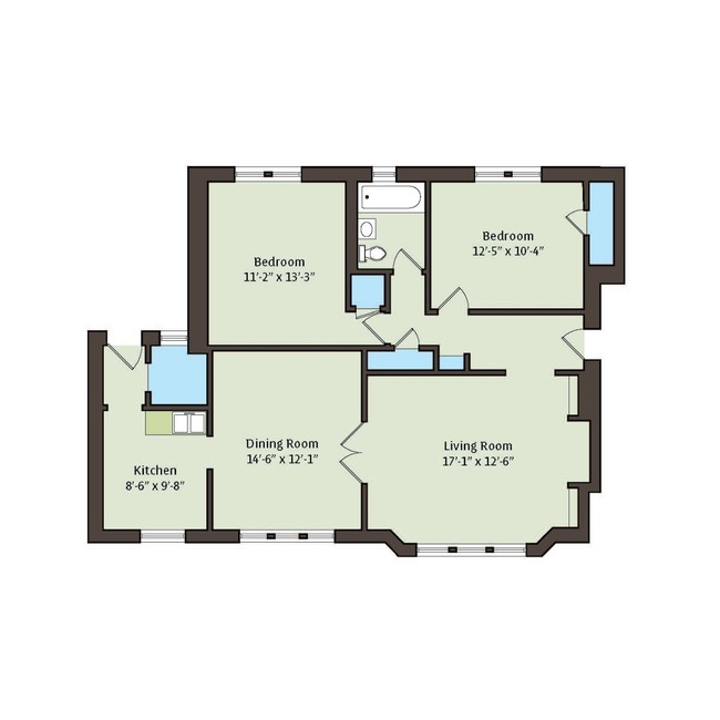 Floorplan - 5034-5046 S. Woodlawn Avenue