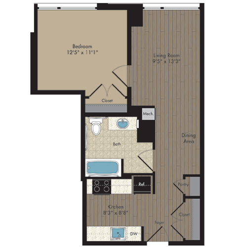 Floorplan - Hodge on 7th - Senior Living
