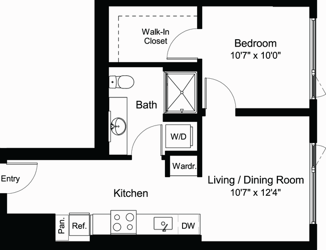 Floorplan - Chloe on Madison